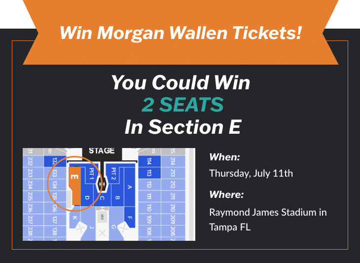 Win Two Morgan Wallen Tickets